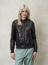 Blauer - BOMBER MOTIF LOSANGES ABIGAIL - Black - Blauer