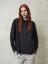 Blauer - LONG SLEEVE POPLIN SHIRT - Black - Blauer