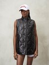 Blauer - PAISLEY WAVE QUILTED VEST - Black - Blauer