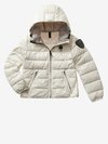 Blauer - DAUNENJACKE MÄDCHEN MIT KAPUZE ZOE - White - Blauer