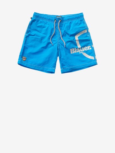 BAÑADOR BOXER NIÑO ESCUDO BLAUER - Blauer