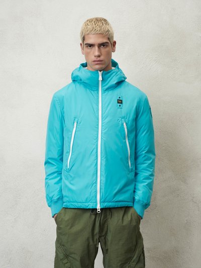 WATTIERTE GLATTE JACKE OWEN - Blauer