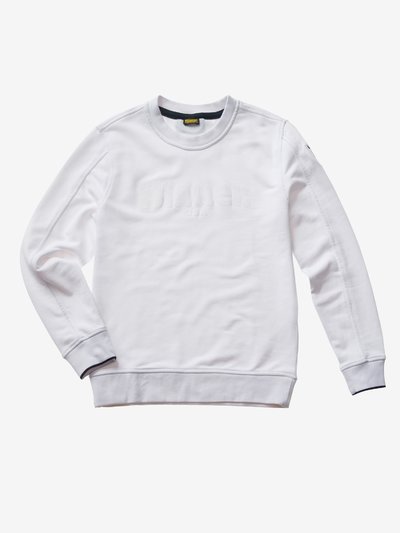 BLAUER SWEATSHIRT WITH BORDER CUFF_1