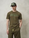 Blauer - T-SHIRT SCHRIFTZUG BLAUER TON-IN-TON - Hedge Green - Blauer