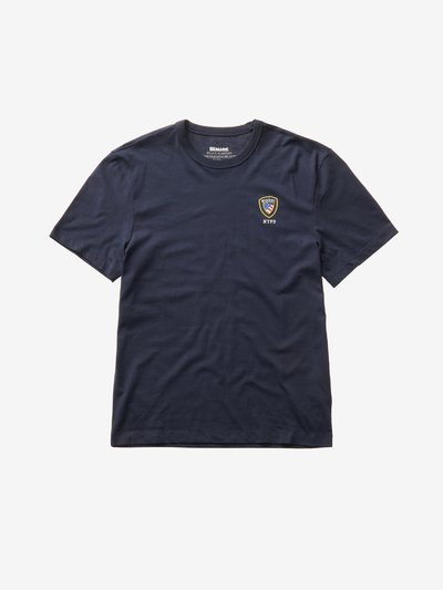 T-SHIRT ÉCUSSON BLAUER EN COULEUR_1