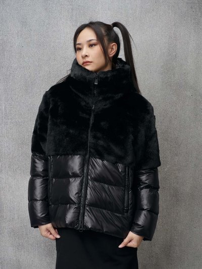 NYLON JACKET WITH FAUX FUR TACOMA - Blauer