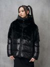 Blauer - NYLON JACKET WITH FAUX FUR TACOMA - Black - Blauer