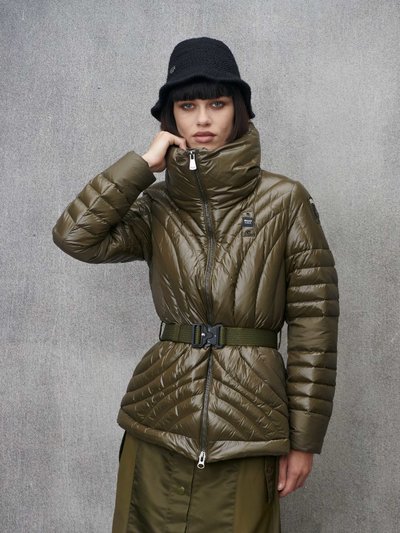 DOWN JACKET WITH BELT ANGELL - Blauer