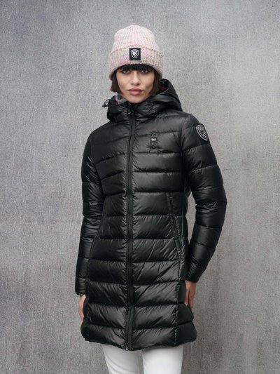 LONG STRIPED DOWN JACKET AGNES - Blauer