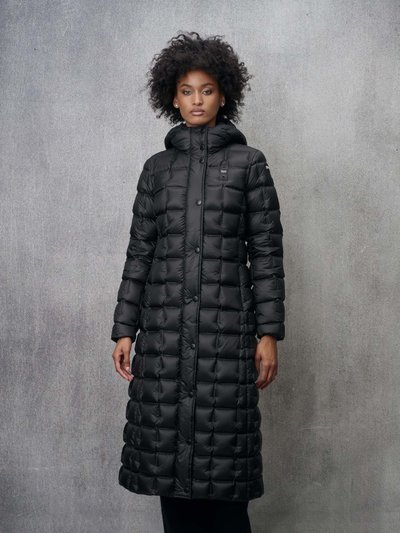 LONG CHECKED DOWN JACKET KALADA_