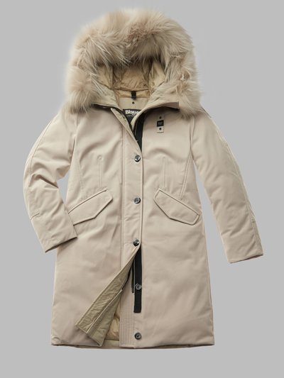 PARKA DE NEOPRENO CON PIEL PAGE_1