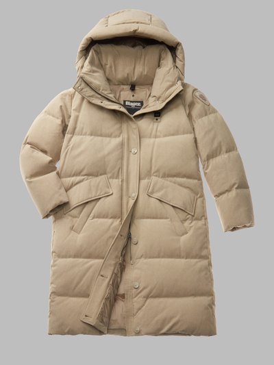 LONG MELANGE DOWN JACKET LUCY_1