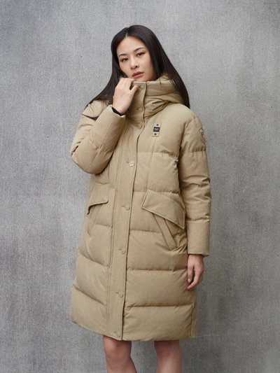 LONG MELANGE DOWN JACKET LUCY - Blauer