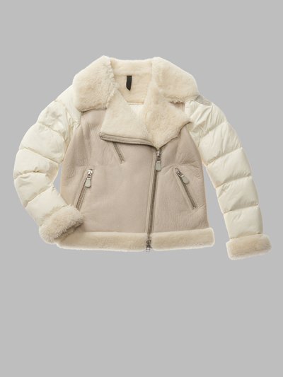 CANDOR SHEARLING AND NYLON BIKER JACKET_1