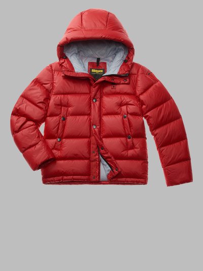 DOWN JACKET WITH CONTRAST LINING CLIPPER_1