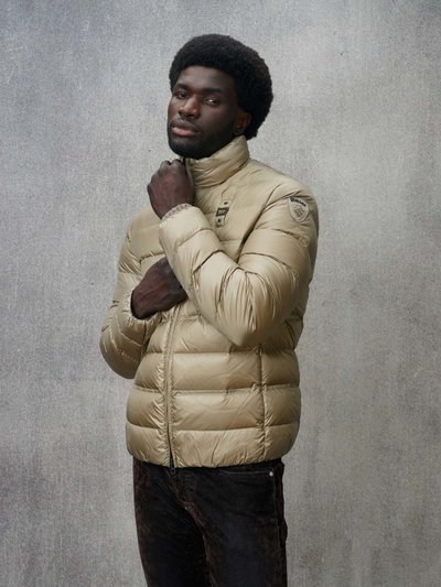 QUILTED JACKET WITH MANDARIN COLLAR BELMONT - Blauer