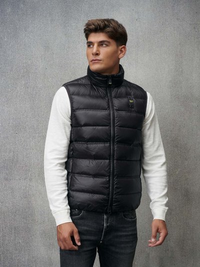 DUKE MANDARIN COLLAR VEST - Blauer